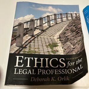Textbook Ethics for the legal professional 8th edition by Deborah K Orlick